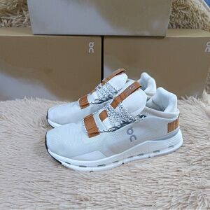 New On Cloudnova White Pearl Running Shoes Womens Sneaker